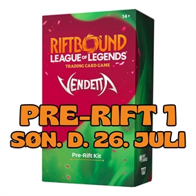 Vendetta Pre-Rift event 1 -  søndag d. 26. juli kl.10:30 - Riftbound - Aarhus billet
